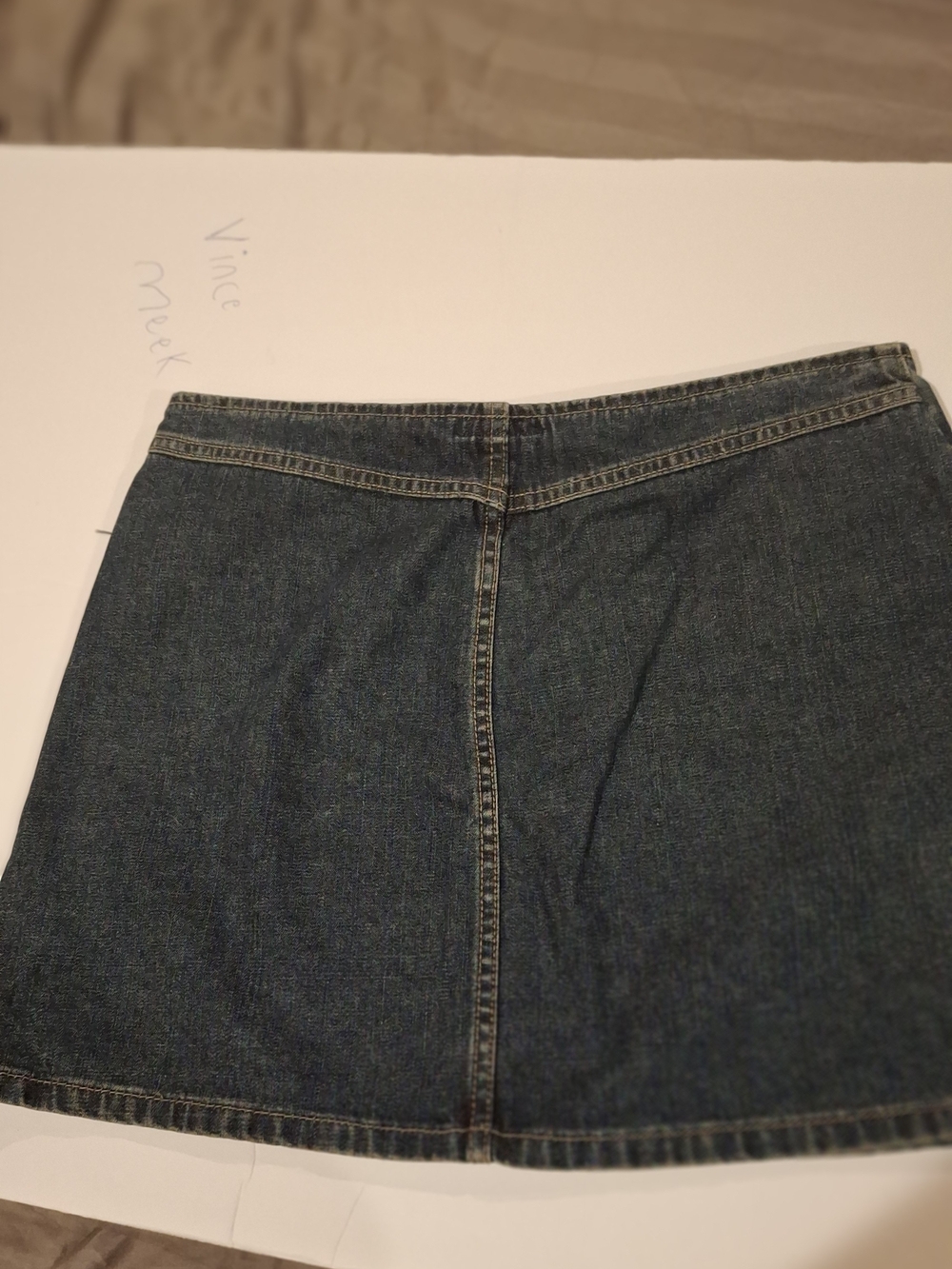 American Eagle Outfitters Dark Blue Denim Mini Skirt - Picture 9 of 14